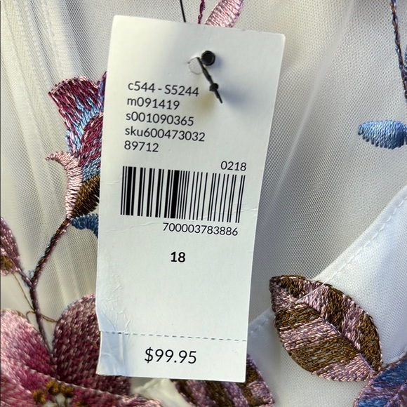 Lane Bryant Floral Sleeveless Dress size 18 NWT - Picture 7 of 7